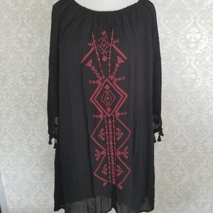 Winni black lined dress sz S NWT